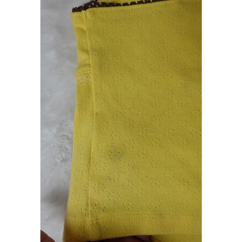 Kimchi Blue Rosie Yellow Strapless Top Y2K Style Size L - Picture 7 of 7